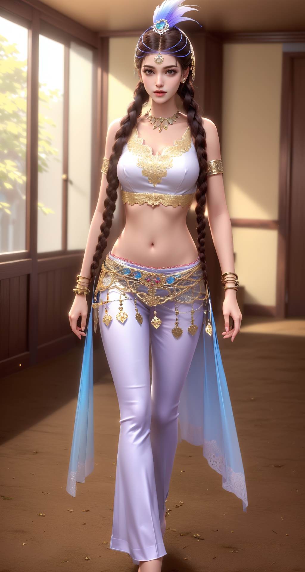 图片[13]-AI绘画 733 三十六骑-胡姬[41P] – 速更版-美库