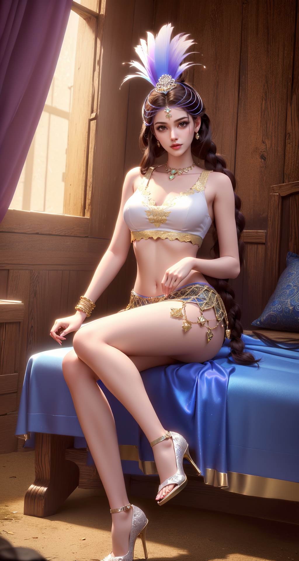 图片[20]-AI绘画 733 三十六骑-胡姬[41P] – 速更版-美库