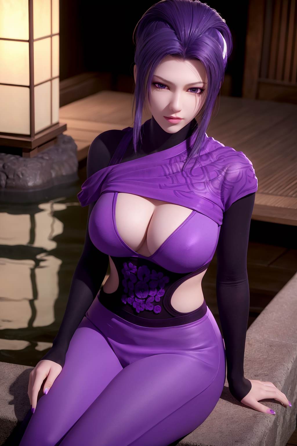 图片[13]-AI绘画 734 天行-紫女[19P] – 速更版-美库