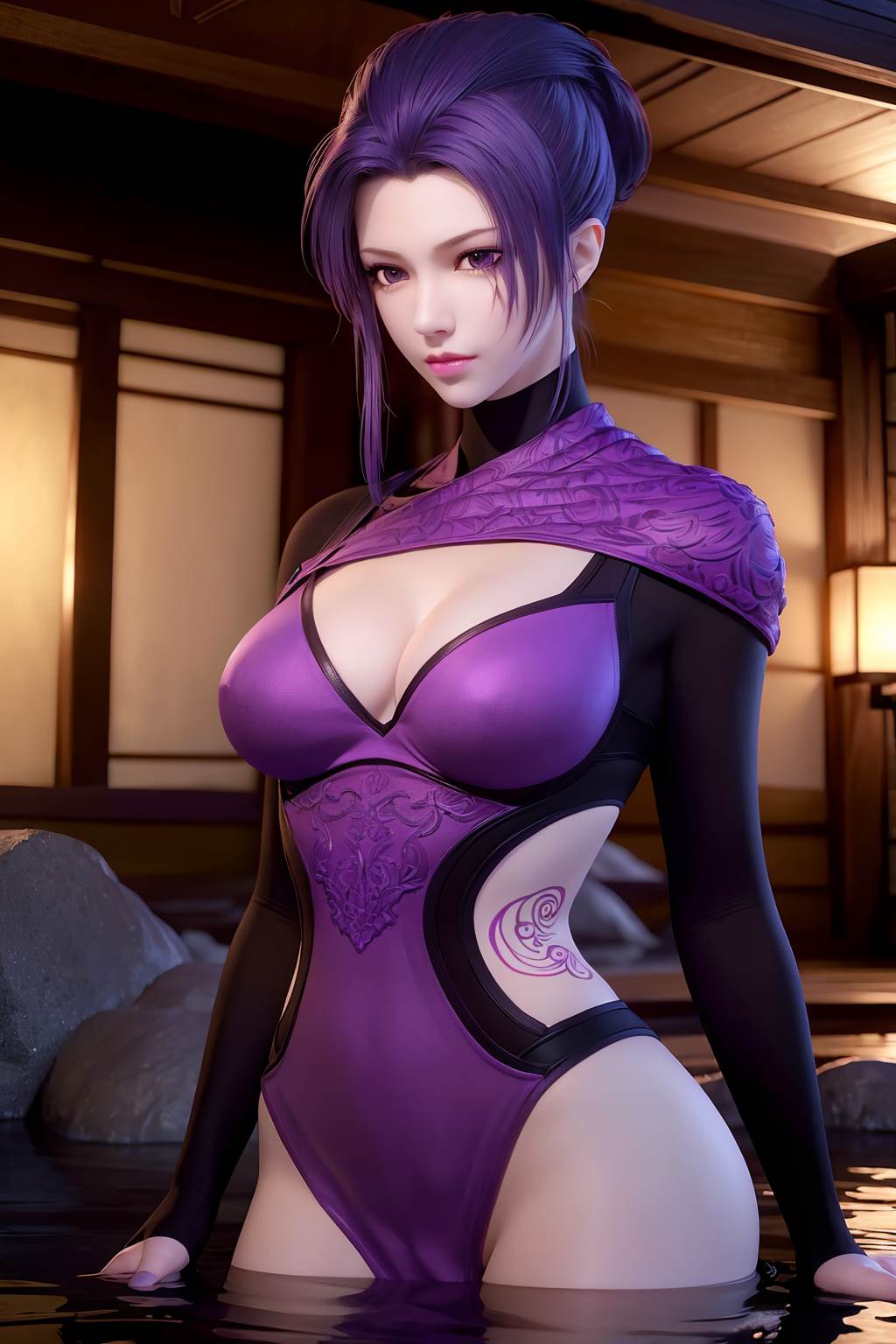 图片[15]-AI绘画 734 天行-紫女[19P] – 速更版-美库