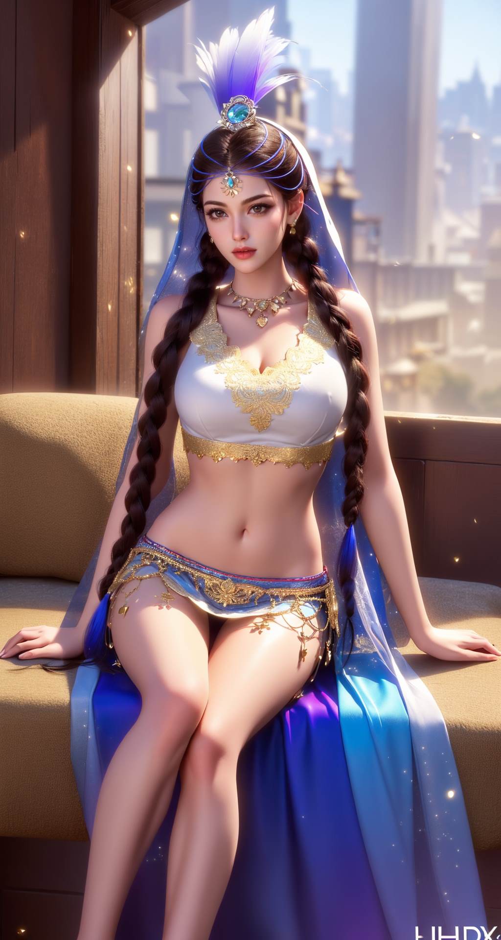 图片[23]-AI绘画 733 三十六骑-胡姬[41P] – 速更版-美库