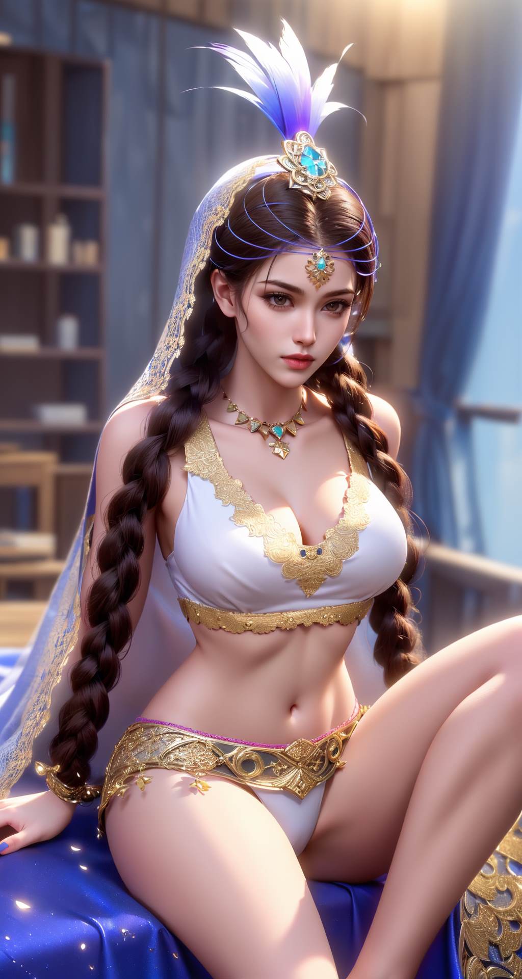 图片[24]-AI绘画 733 三十六骑-胡姬[41P] – 速更版-美库