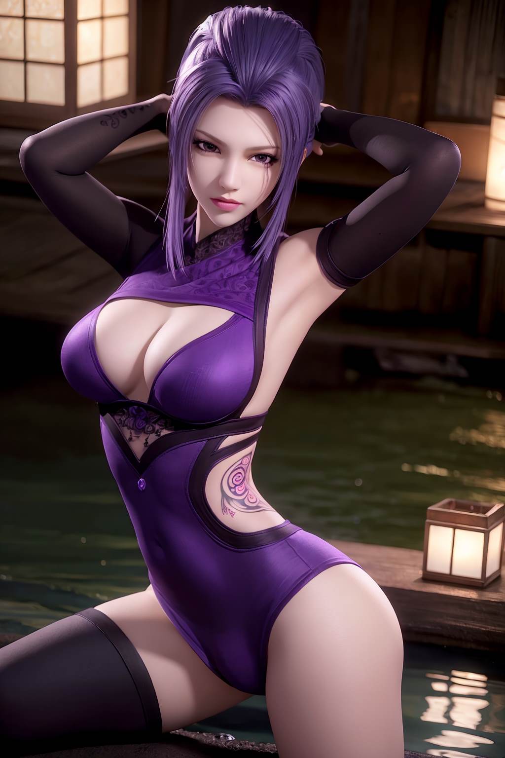 图片[18]-AI绘画 734 天行-紫女[19P] – 速更版-美库