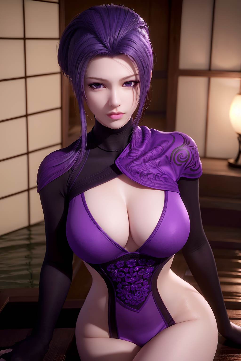 图片[20]-AI绘画 734 天行-紫女[19P] – 速更版-美库