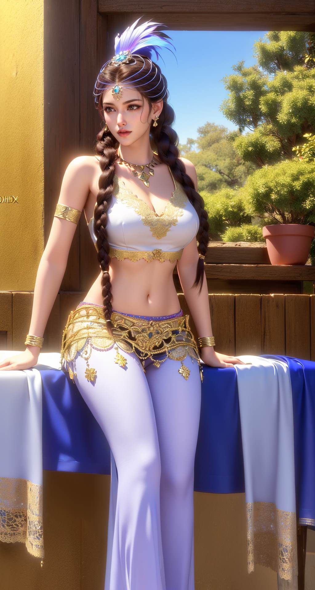 图片[31]-AI绘画 733 三十六骑-胡姬[41P] – 速更版-美库