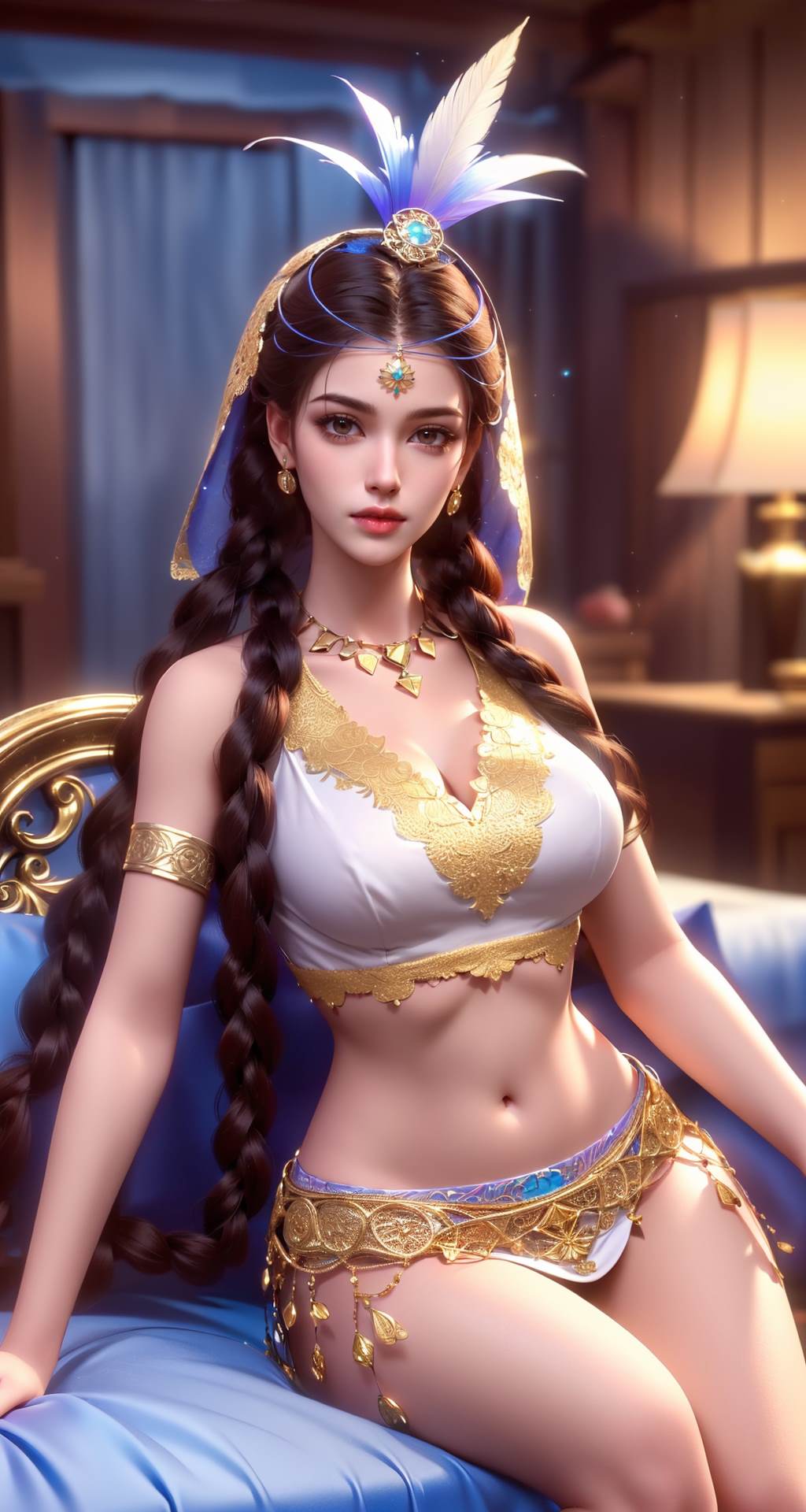 图片[33]-AI绘画 733 三十六骑-胡姬[41P] – 速更版-美库