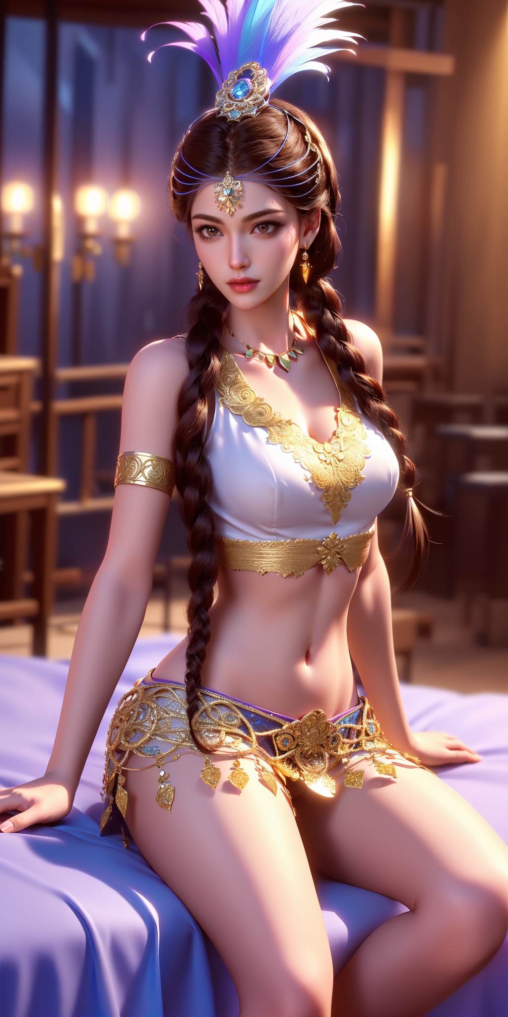 图片[35]-AI绘画 733 三十六骑-胡姬[41P] – 速更版-美库