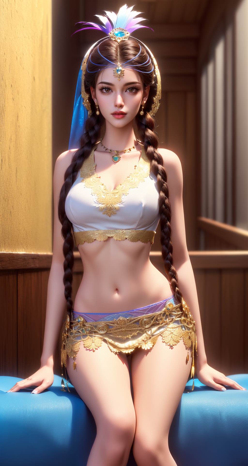 图片[36]-AI绘画 733 三十六骑-胡姬[41P] – 速更版-美库