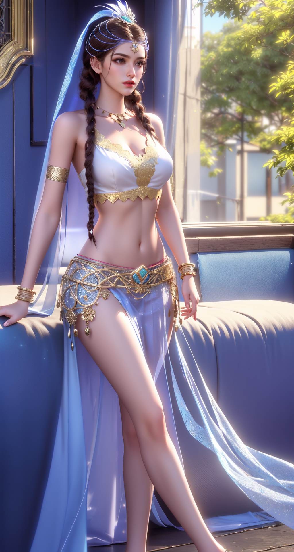 图片[37]-AI绘画 733 三十六骑-胡姬[41P] – 速更版-美库