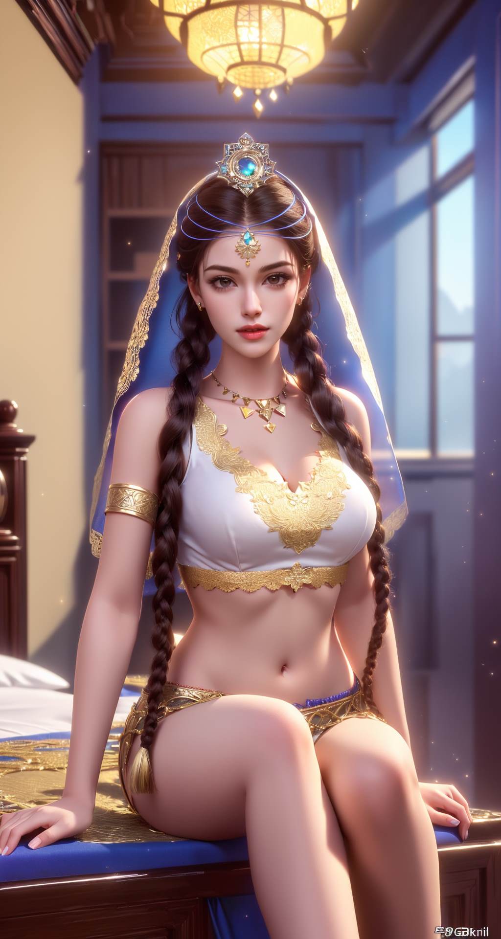 图片[38]-AI绘画 733 三十六骑-胡姬[41P] – 速更版-美库