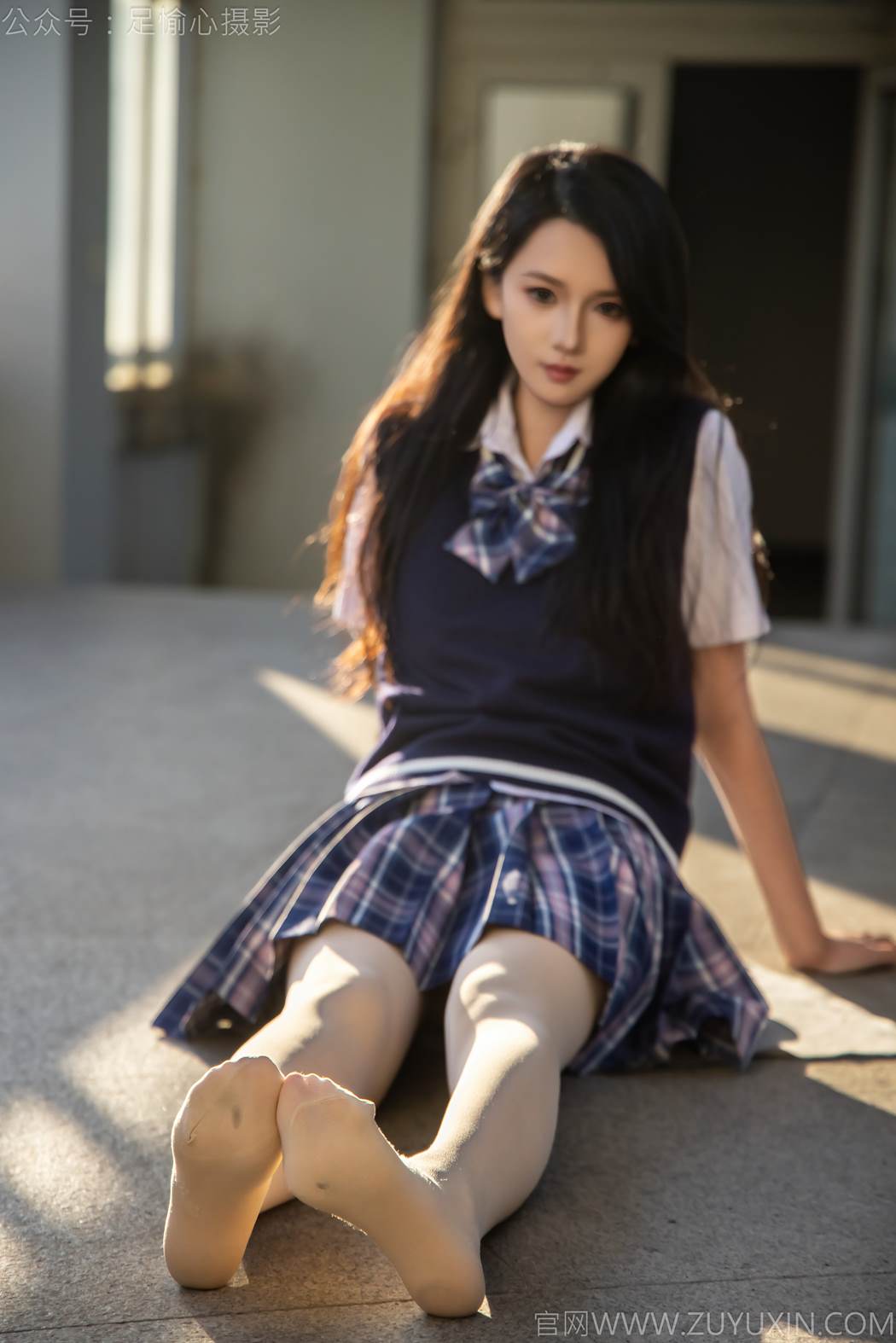 图片[63]-足愉心 NO.019 果酱（搭配：JK制服、小皮鞋、黑色丝袜、肉色打底裤）[73P] – 速更版-美库