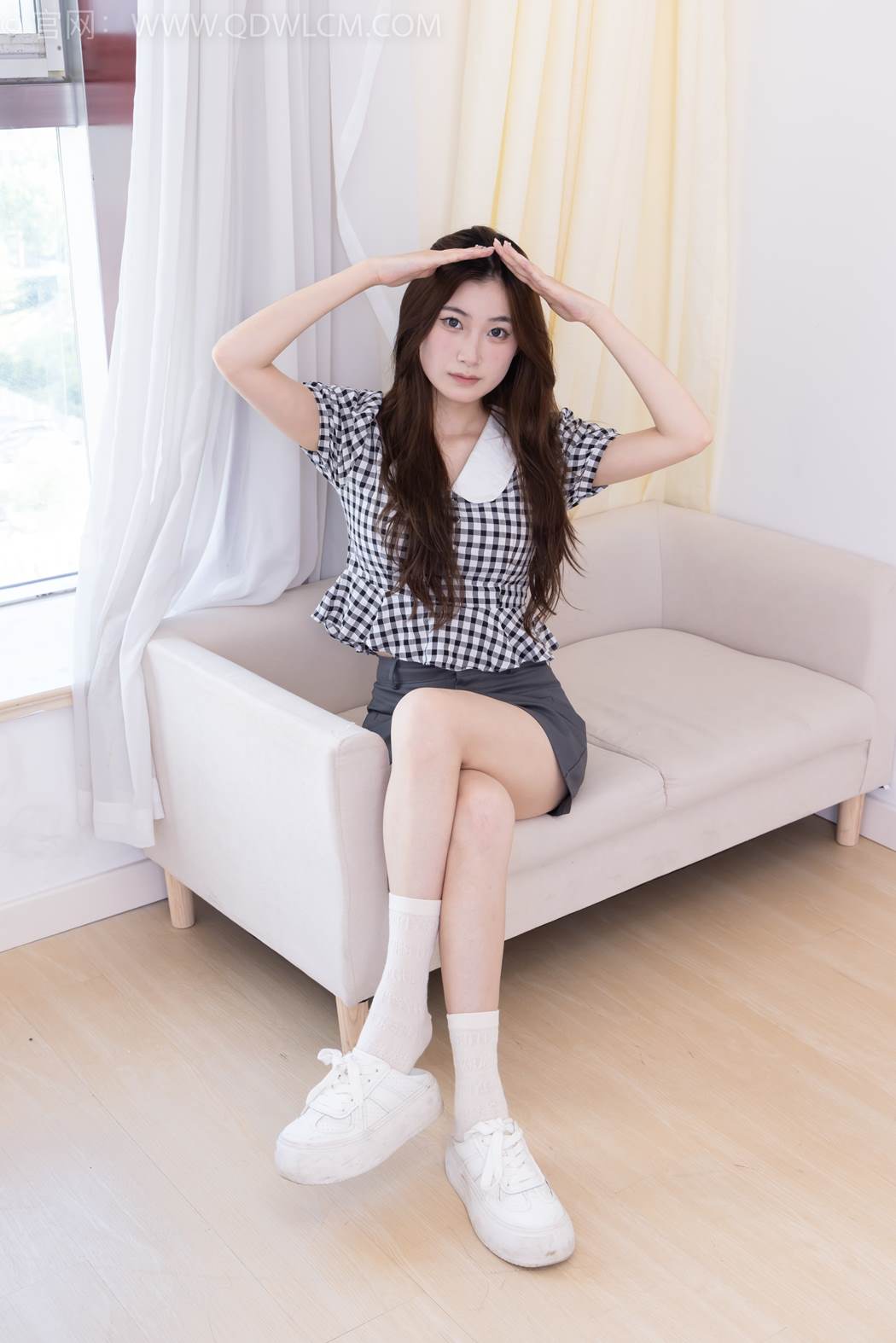 图片[17]-物恋传媒 NO.2422 贝壳-帆布鞋、白棉袜、裸足[150P] – 速更版-美库