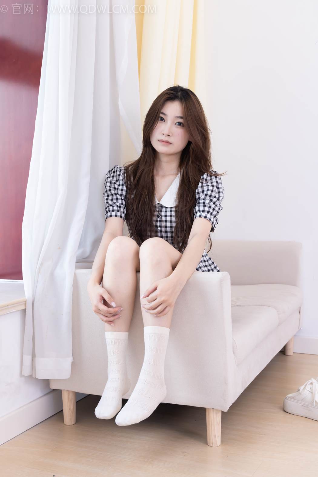 图片[22]-物恋传媒 NO.2422 贝壳-帆布鞋、白棉袜、裸足[150P] – 速更版-美库