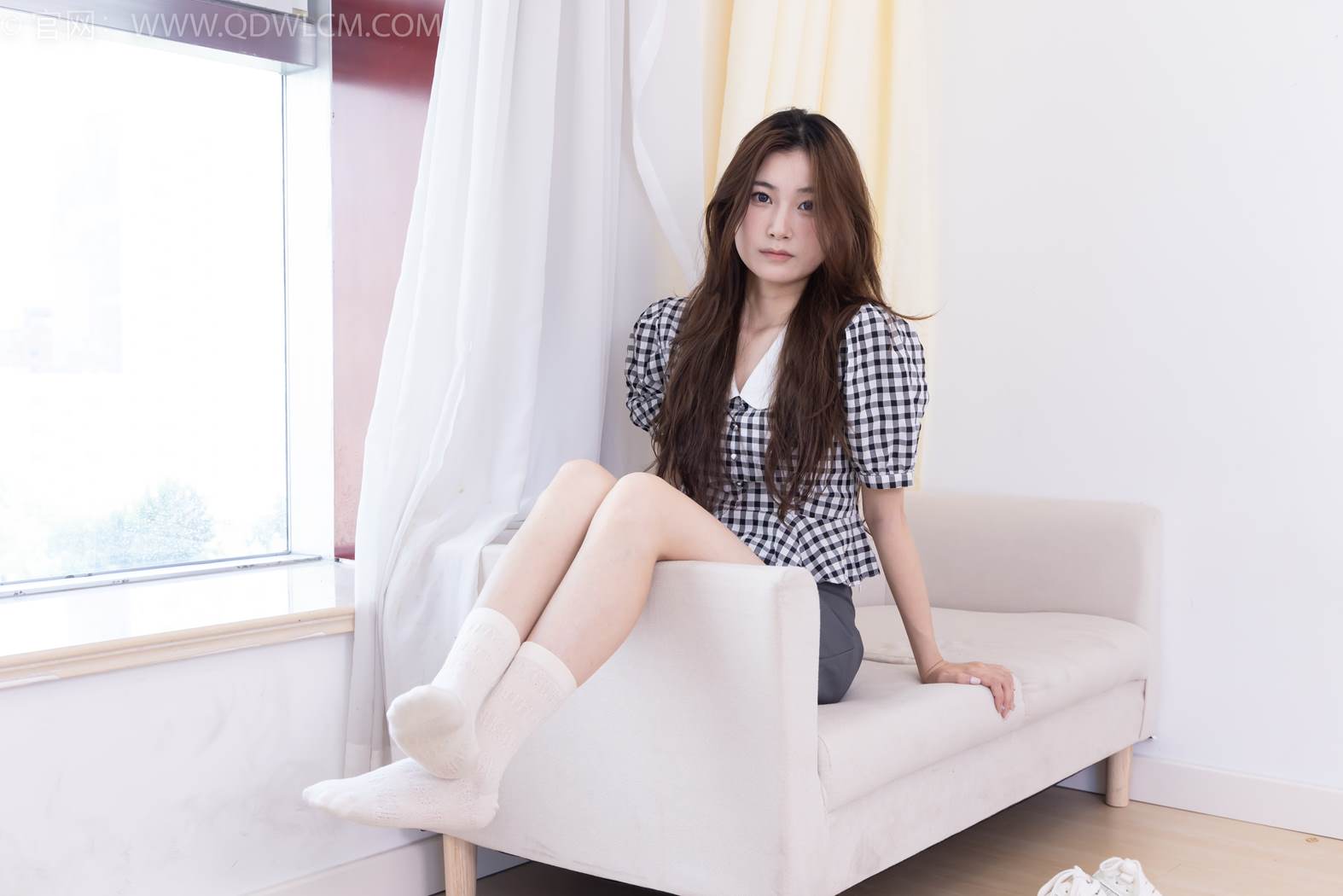 图片[26]-物恋传媒 NO.2422 贝壳-帆布鞋、白棉袜、裸足[150P] – 速更版-美库