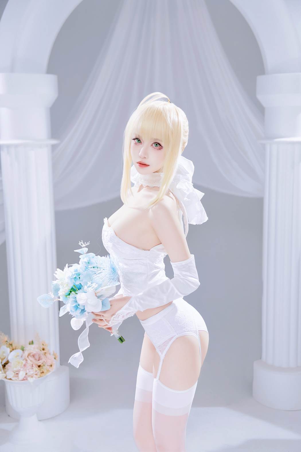 图片[11]-Shika小鹿鹿  FGO Saber花嫁[22P] – 速更版-美库