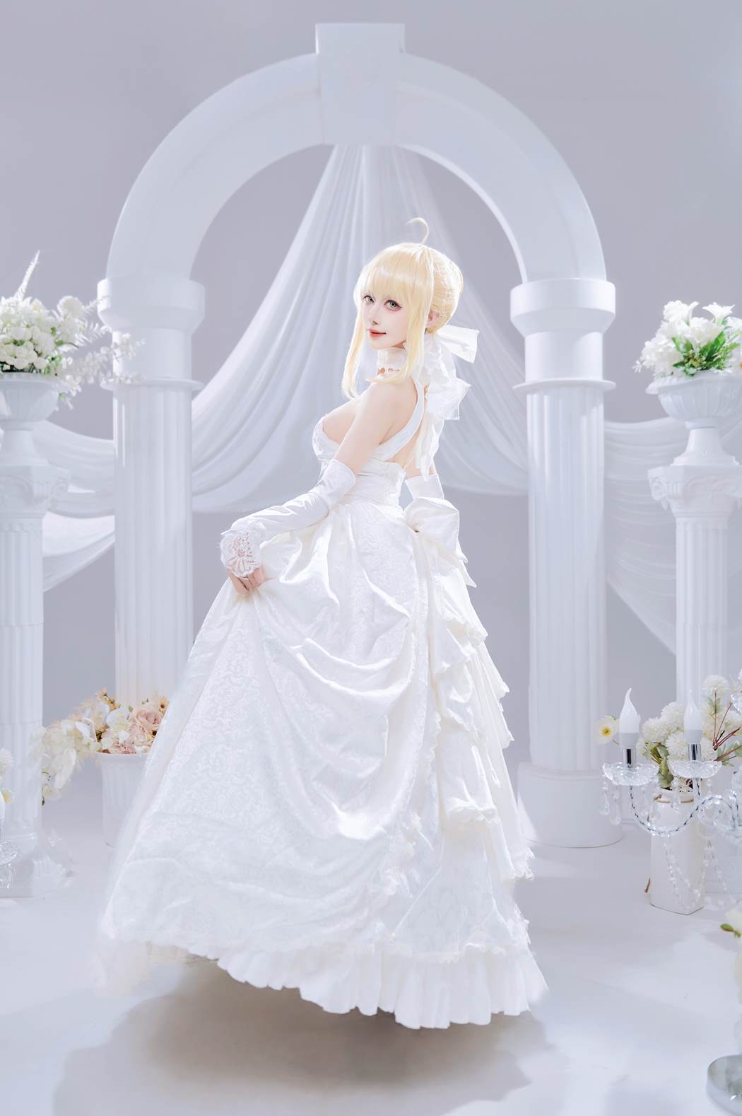 图片[18]-Shika小鹿鹿  FGO Saber花嫁[22P] – 速更版-美库