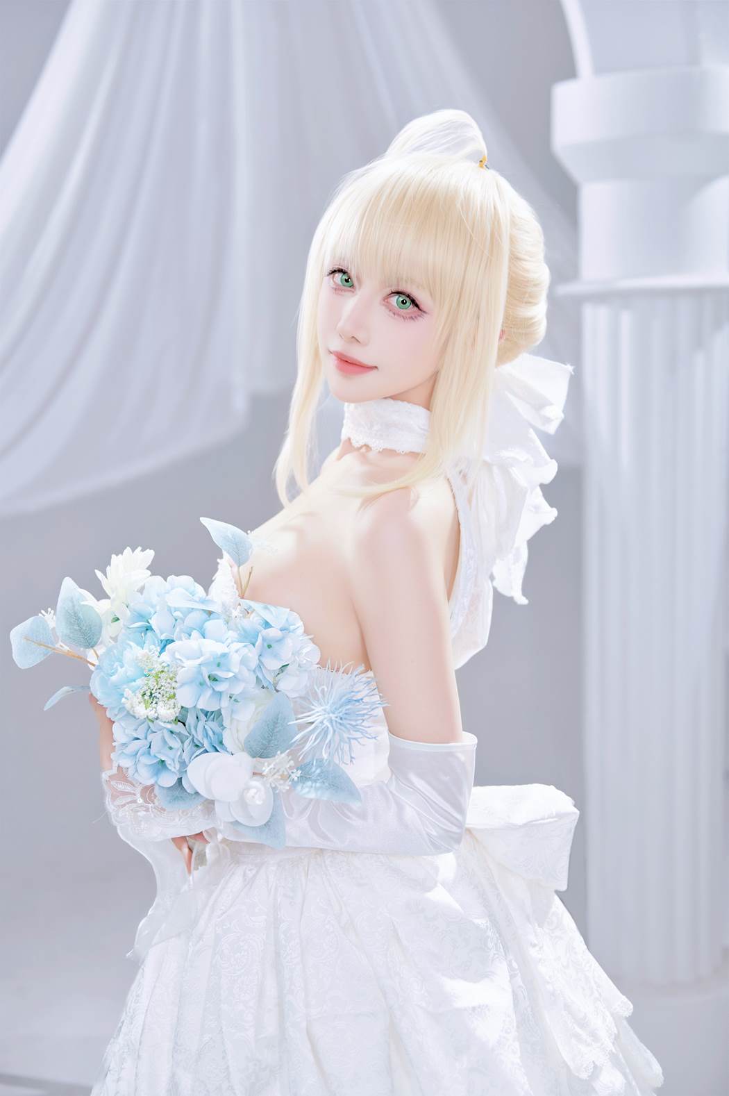 图片[21]-Shika小鹿鹿  FGO Saber花嫁[22P] – 速更版-美库