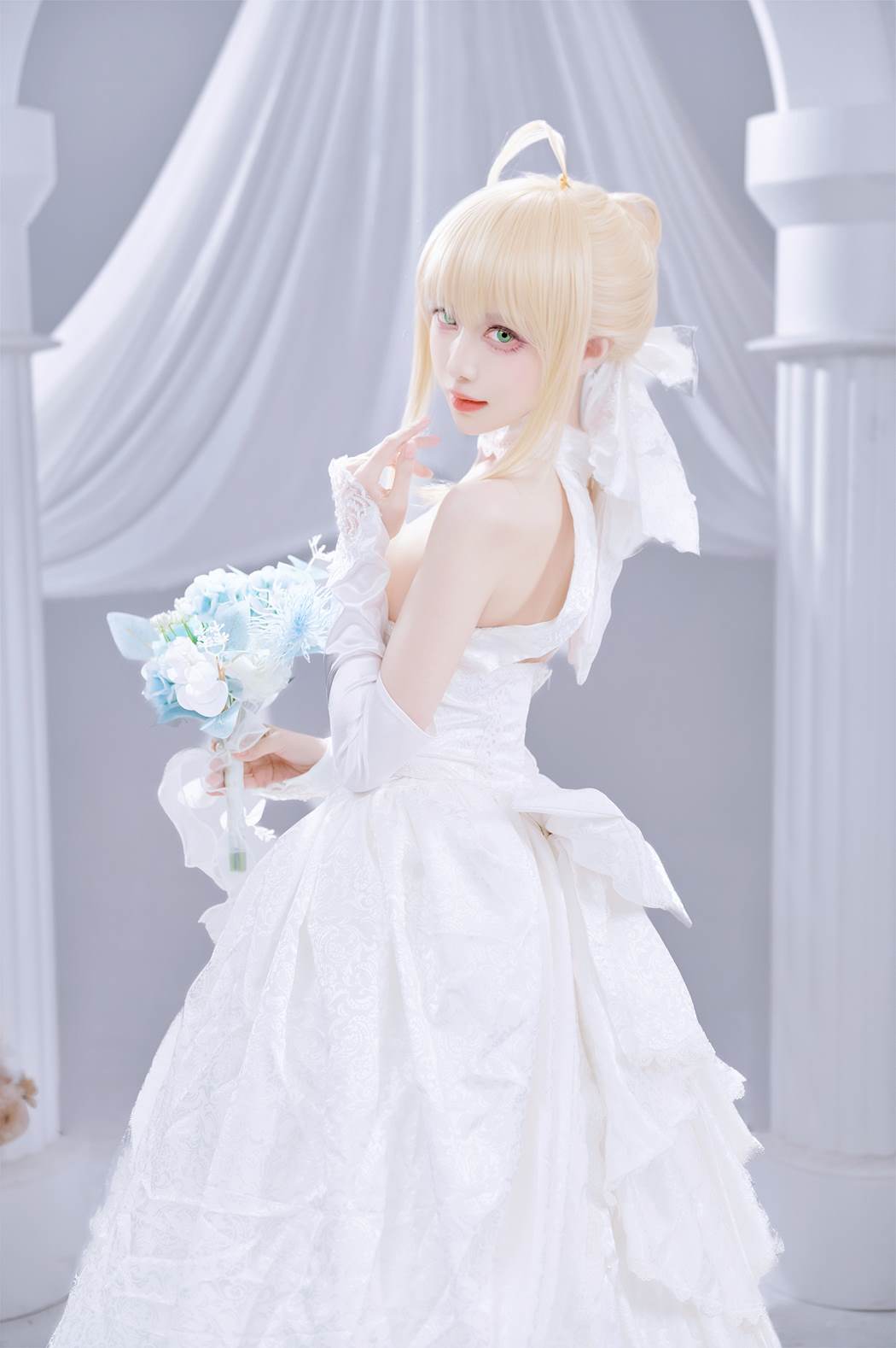 图片[23]-Shika小鹿鹿  FGO Saber花嫁[22P] – 速更版-美库