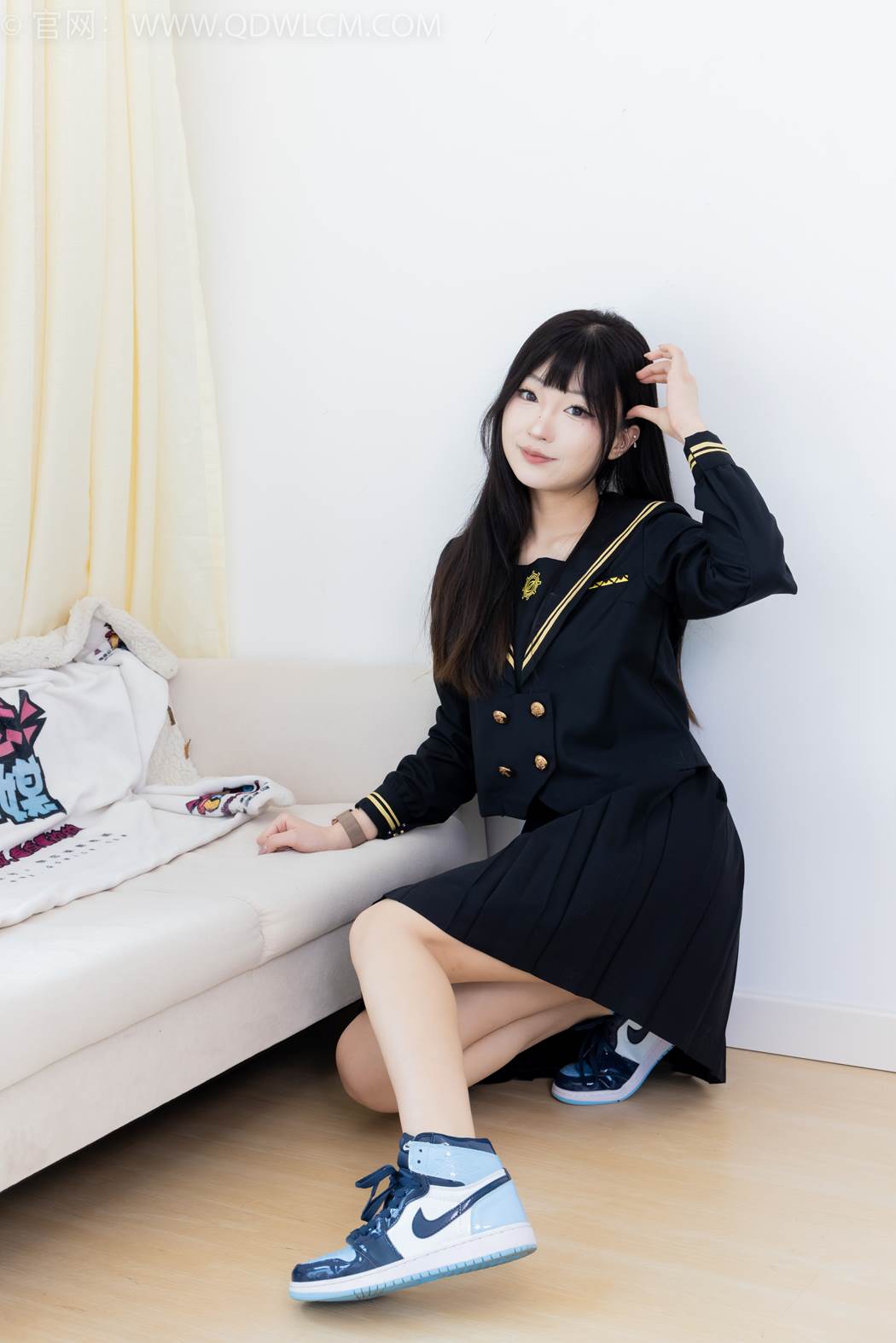 图片[21]-物恋传媒 NO.2423 嘟嘟-JK制服、板鞋、白色蕾丝船袜、裸足[126P] – 速更版-美库