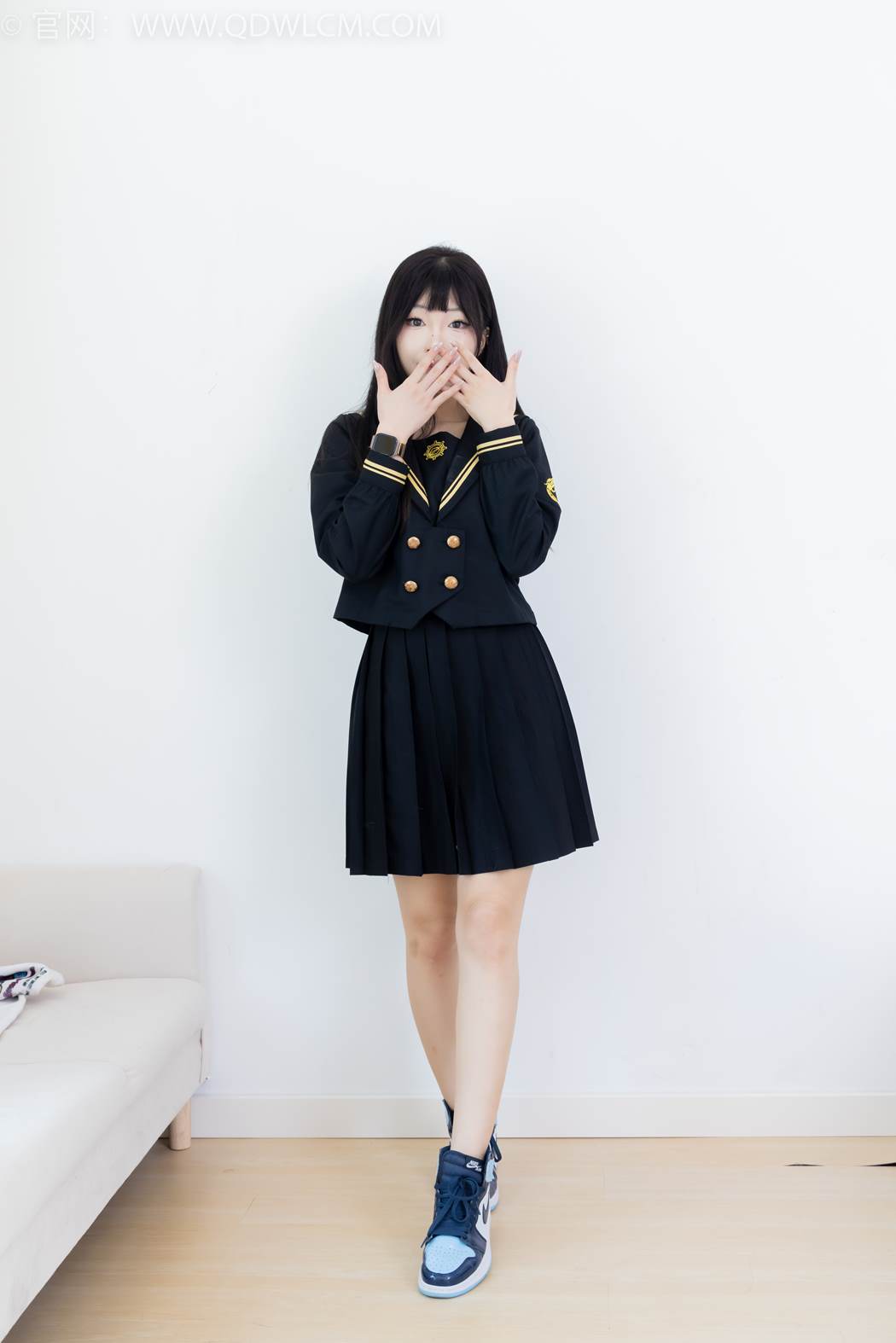 图片[100]-物恋传媒 NO.2423 嘟嘟-JK制服、板鞋、白色蕾丝船袜、裸足[126P] – 速更版-美库