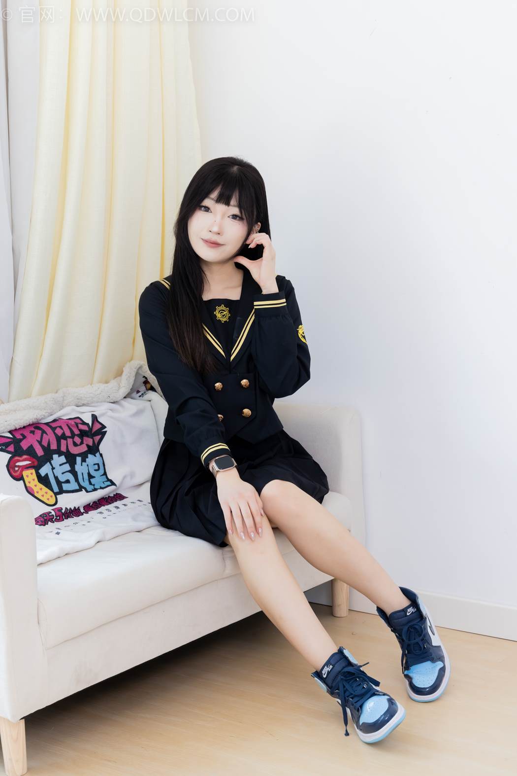 图片[120]-物恋传媒 NO.2423 嘟嘟-JK制服、板鞋、白色蕾丝船袜、裸足[126P] – 速更版-美库