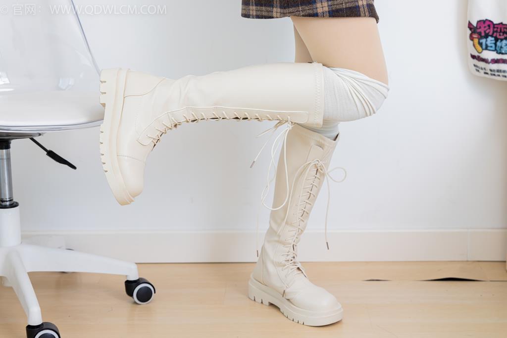 图片[157]-物恋传媒 NO.2425 橙子-长靴、白色过膝棉袜、厚肉丝[160P] – 速更版-美库