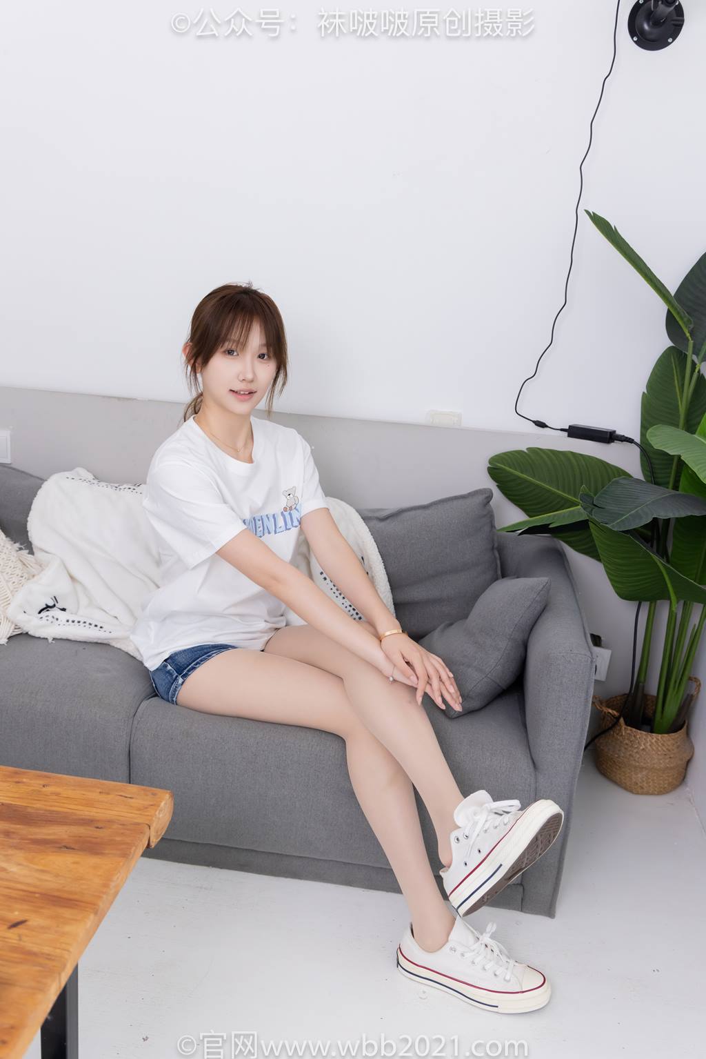 图片[10]-[BoBoSocks袜啵啵]NO.587 香菜-匡威帆布鞋、薄肉丝[139P] – 速更版-美库