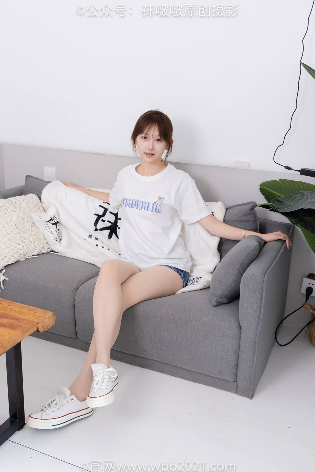 图片[14]-[BoBoSocks袜啵啵]NO.587 香菜-匡威帆布鞋、薄肉丝[139P] – 速更版-美库