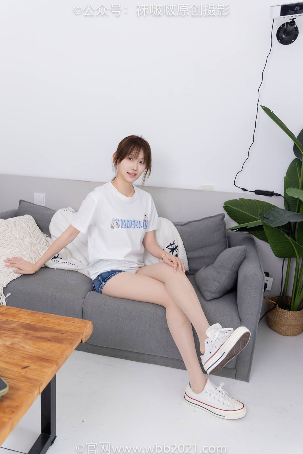 图片[22]-[BoBoSocks袜啵啵]NO.587 香菜-匡威帆布鞋、薄肉丝[139P] – 速更版-美库