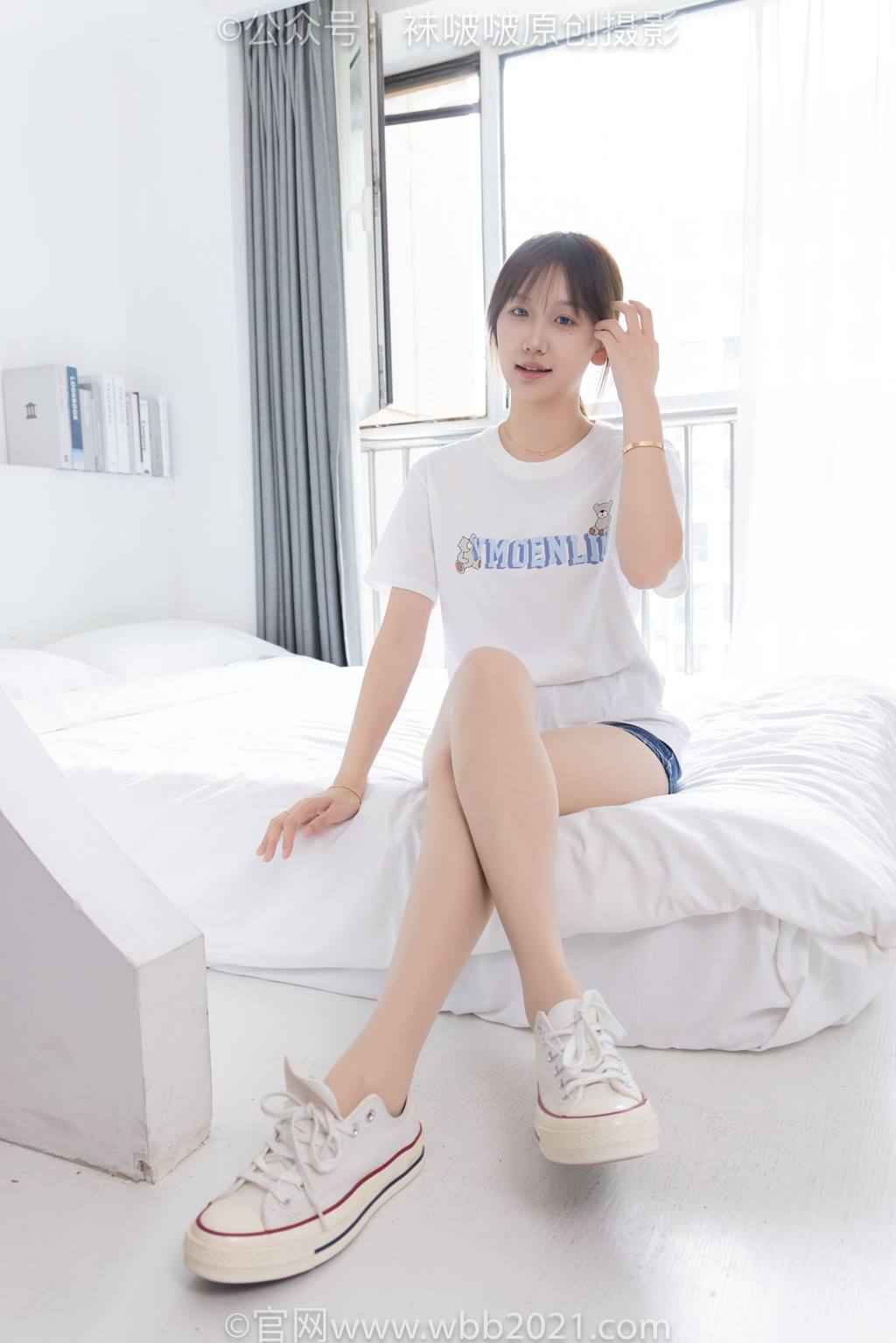 图片[51]-[BoBoSocks袜啵啵]NO.587 香菜-匡威帆布鞋、薄肉丝[139P] – 速更版-美库