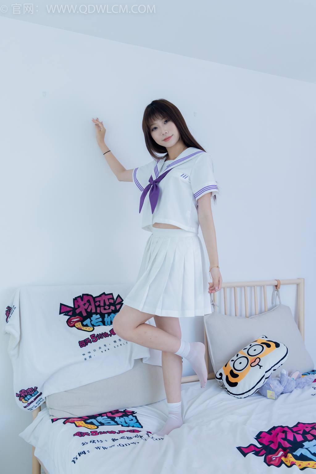 图片[14]-物恋传媒 NO.2427 泡泡-JK制服、皮鞋、短白丝[124P] – 速更版-美库