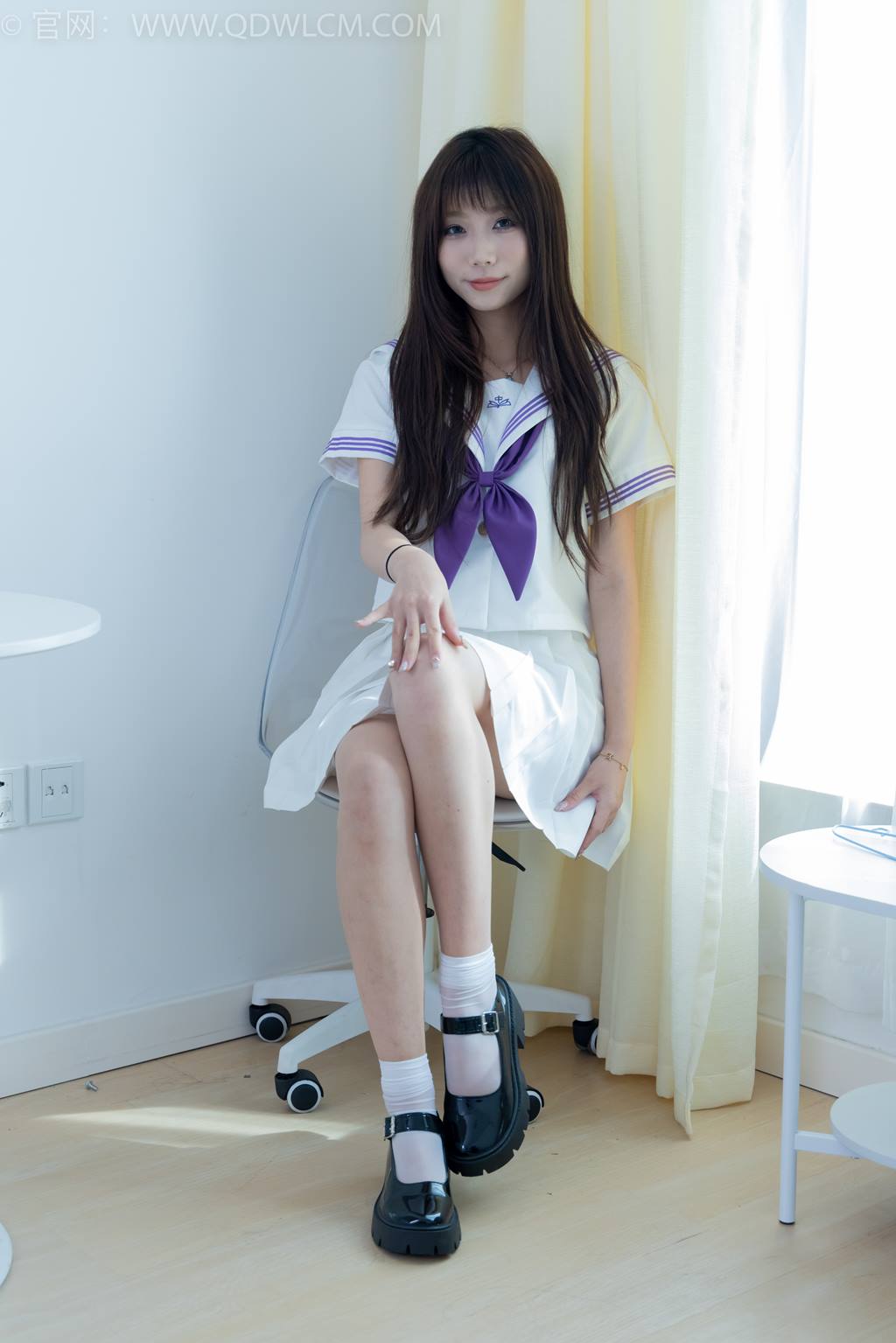 图片[33]-物恋传媒 NO.2427 泡泡-JK制服、皮鞋、短白丝[124P] – 速更版-美库