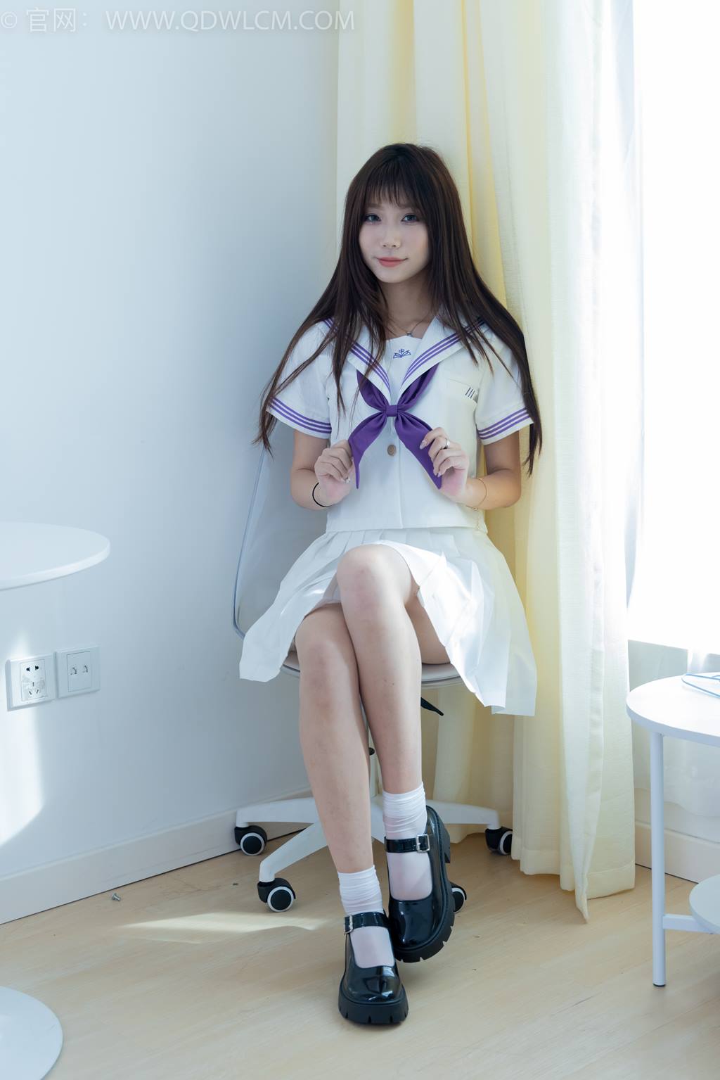 图片[34]-物恋传媒 NO.2427 泡泡-JK制服、皮鞋、短白丝[124P] – 速更版-美库