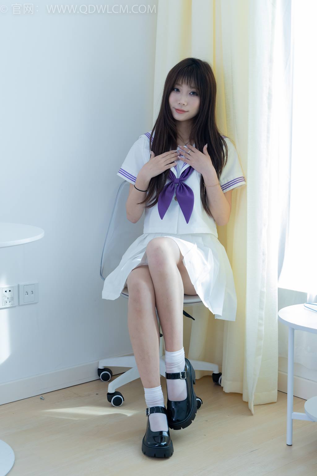 图片[41]-物恋传媒 NO.2427 泡泡-JK制服、皮鞋、短白丝[124P] – 速更版-美库