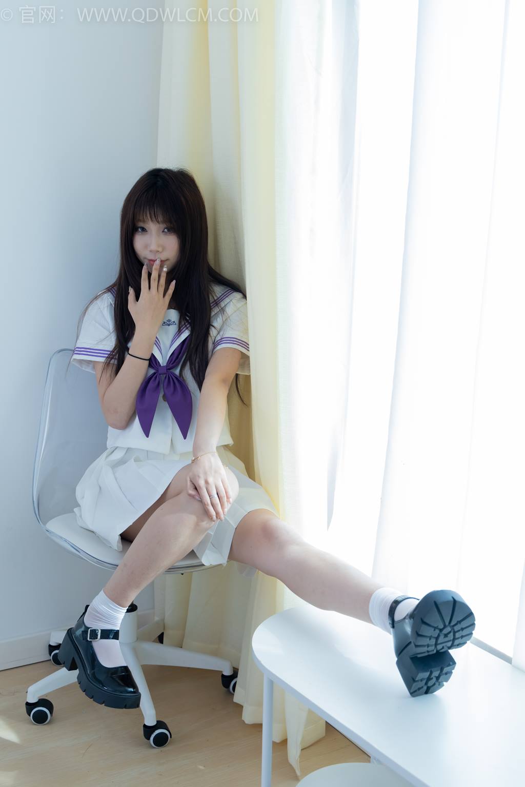 图片[59]-物恋传媒 NO.2427 泡泡-JK制服、皮鞋、短白丝[124P] – 速更版-美库