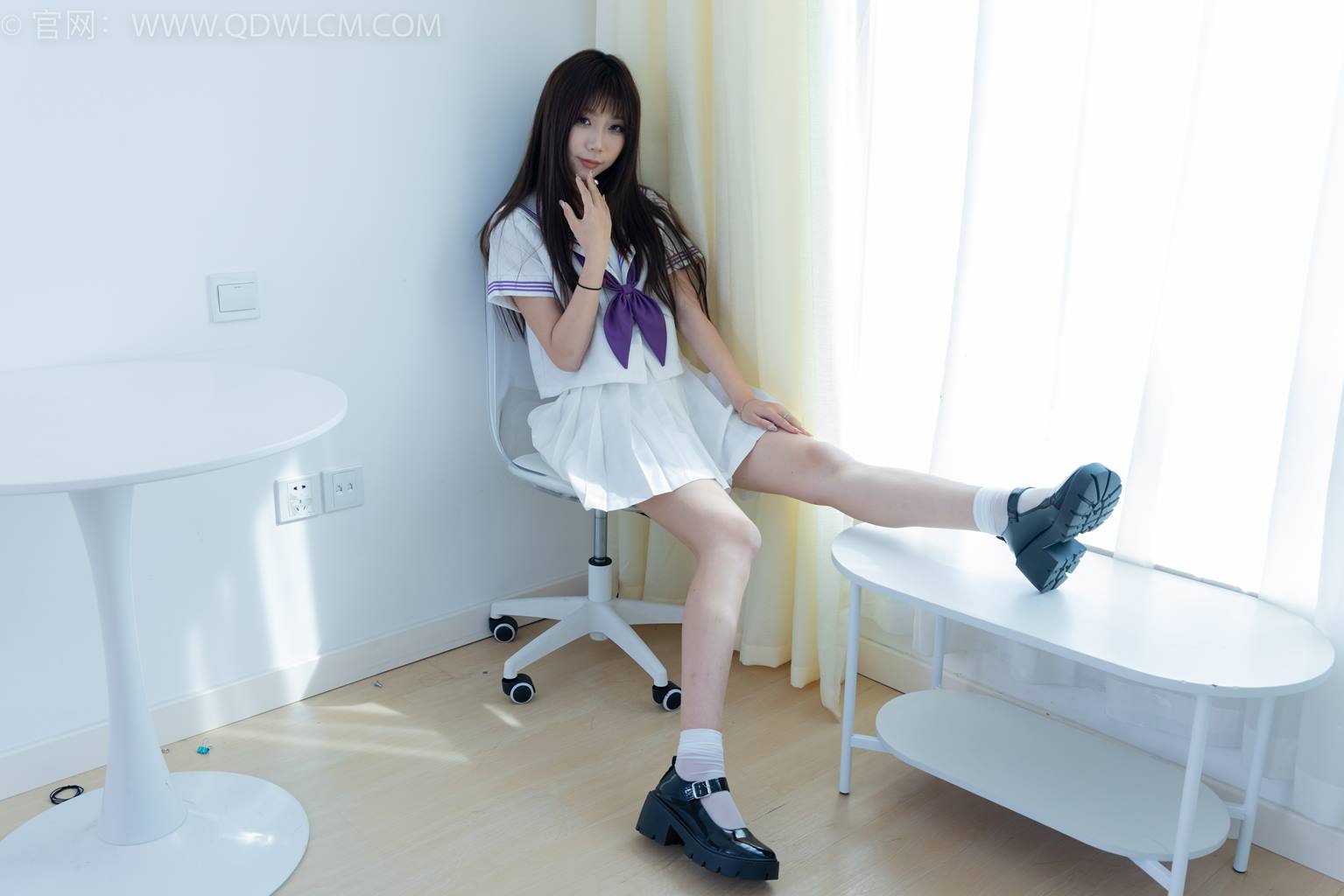 图片[75]-物恋传媒 NO.2427 泡泡-JK制服、皮鞋、短白丝[124P] – 速更版-美库