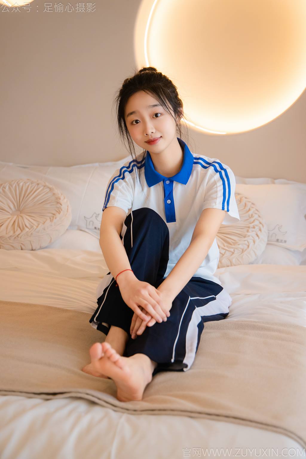 图片[79]-足愉心 NO.031 奶芙（搭配：校服、帆布鞋、白色棉袜、裸足）[110P] – 速更版-美库