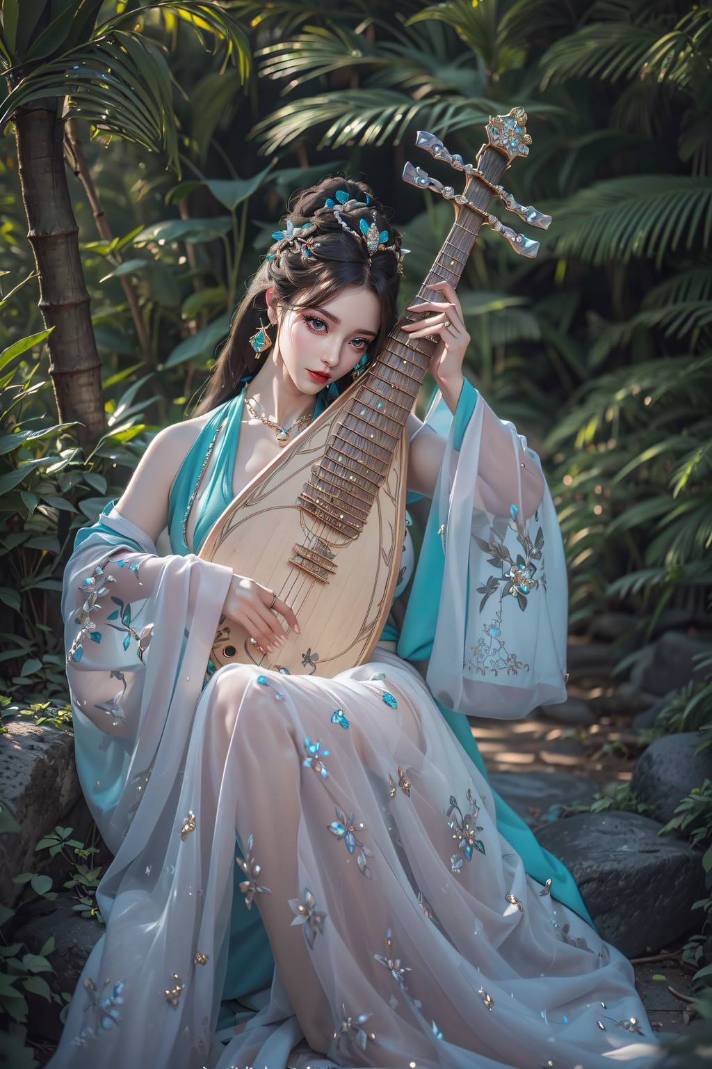 图片[12]-AI绘画 742 完美-柳神[19P] – 速更版-美库