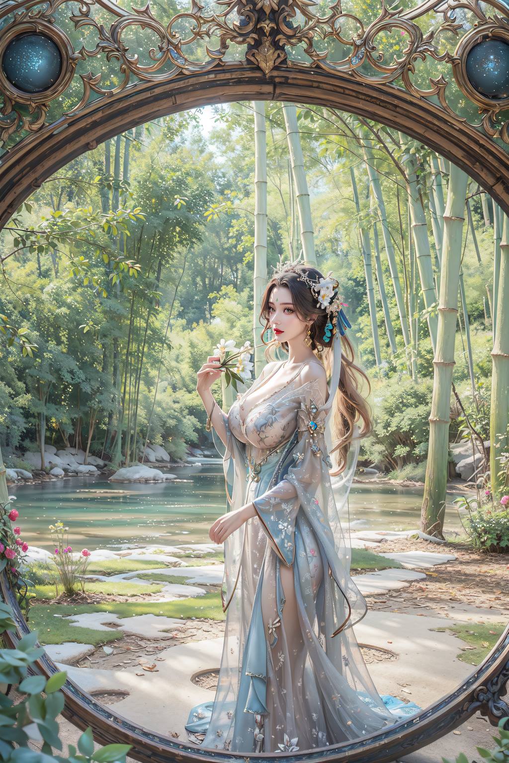 图片[13]-AI绘画 742 完美-柳神[19P] – 速更版-美库