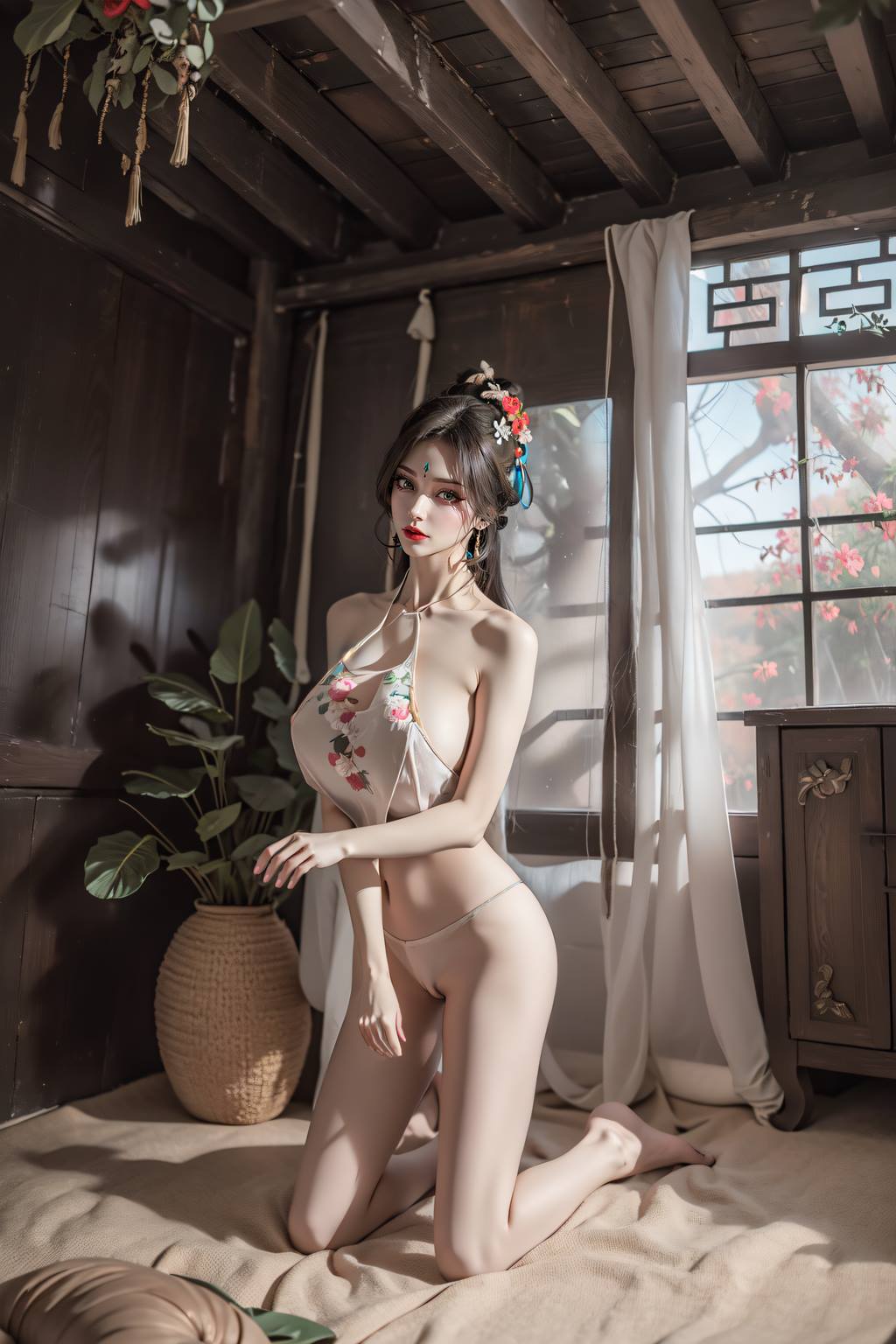 图片[17]-AI绘画 742 完美-柳神[19P] – 速更版-美库