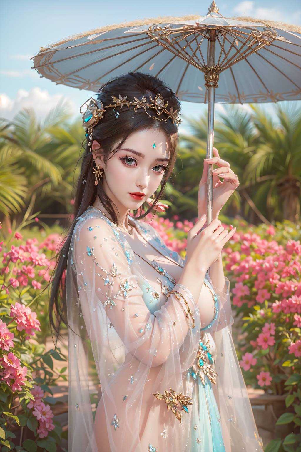 图片[19]-AI绘画 742 完美-柳神[19P] – 速更版-美库