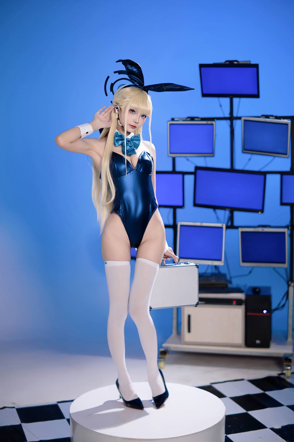 图片[11]-艾西aiwest – 飞鸟马时兔女郎[34P] – 速更版-美库