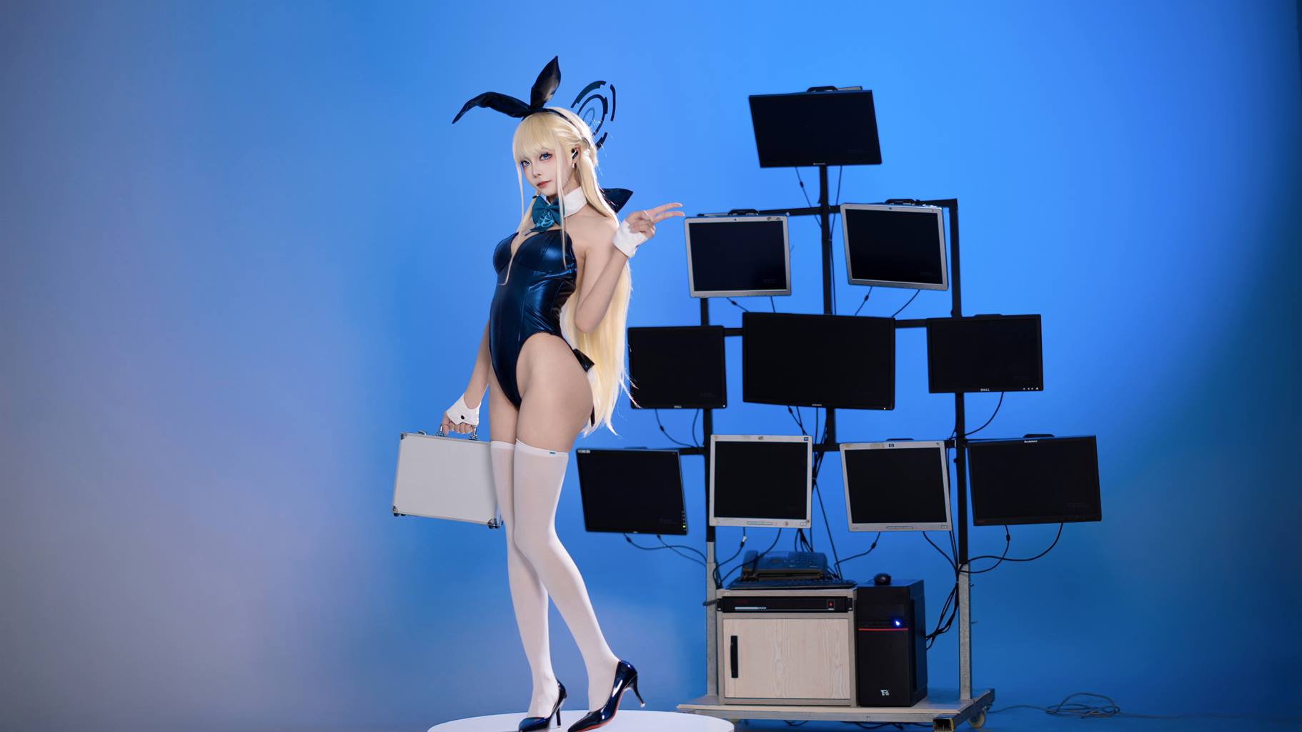 图片[12]-艾西aiwest – 飞鸟马时兔女郎[34P] – 速更版-美库