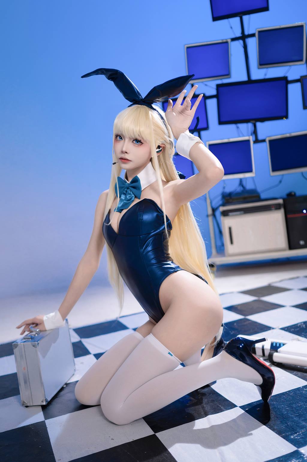 图片[16]-艾西aiwest – 飞鸟马时兔女郎[34P] – 速更版-美库