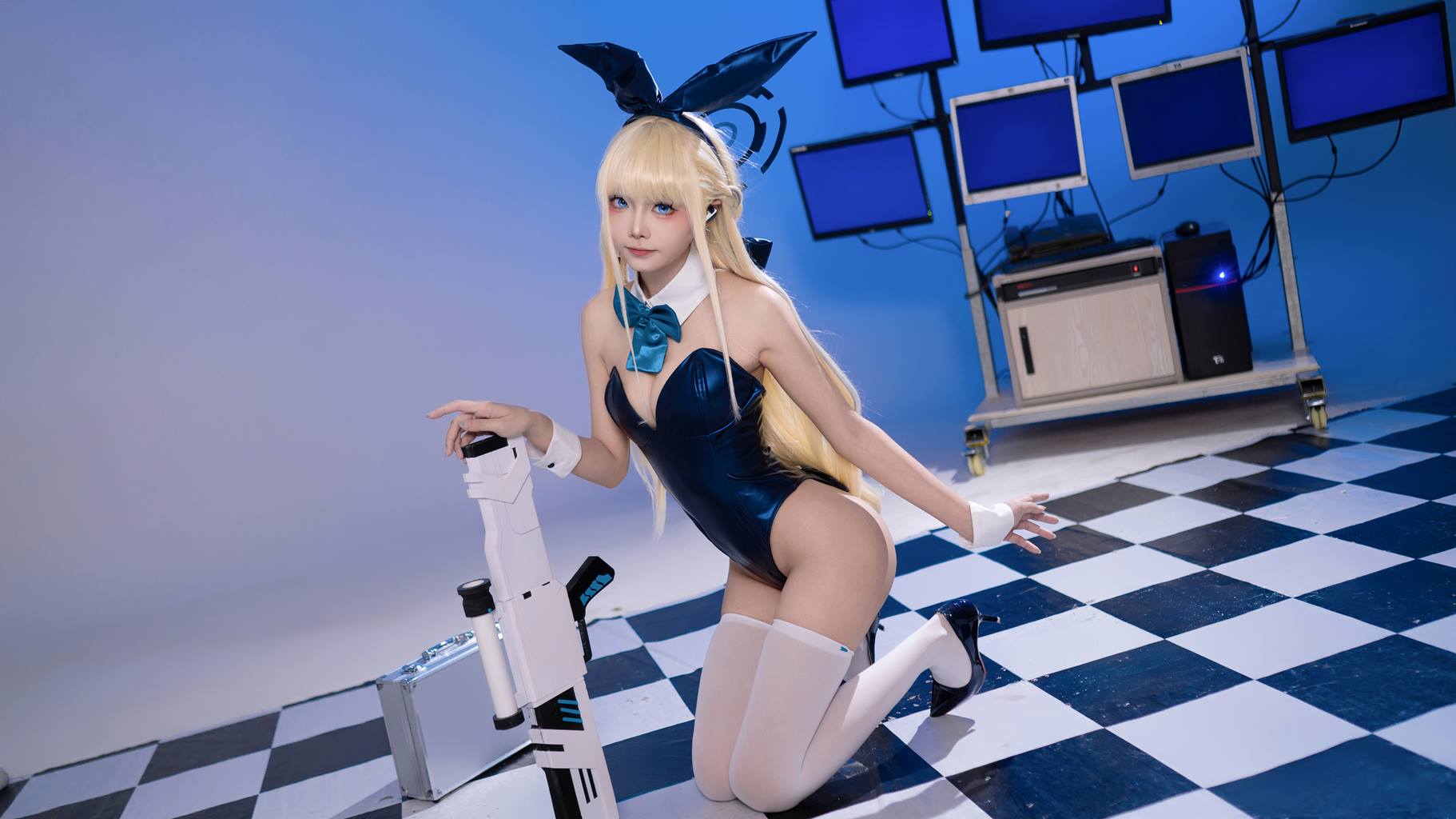 图片[23]-艾西aiwest – 飞鸟马时兔女郎[34P] – 速更版-美库