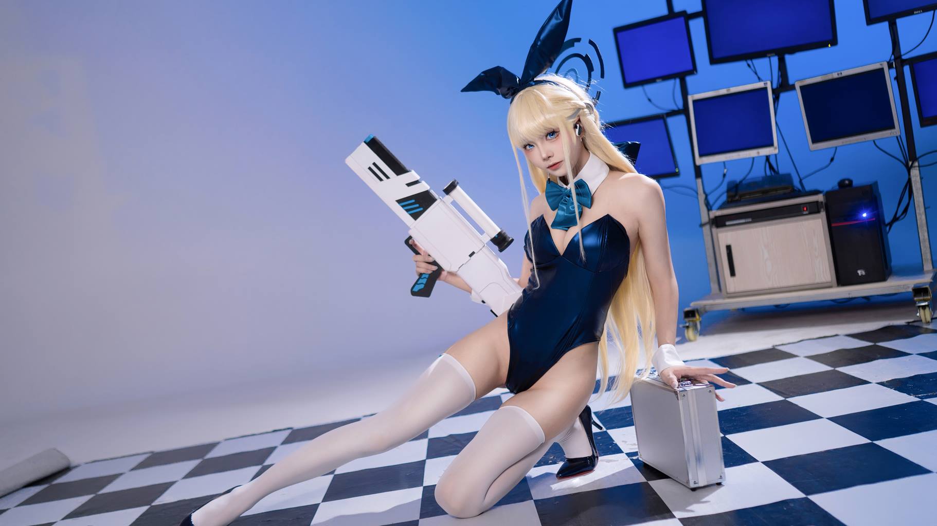 图片[24]-艾西aiwest – 飞鸟马时兔女郎[34P] – 速更版-美库