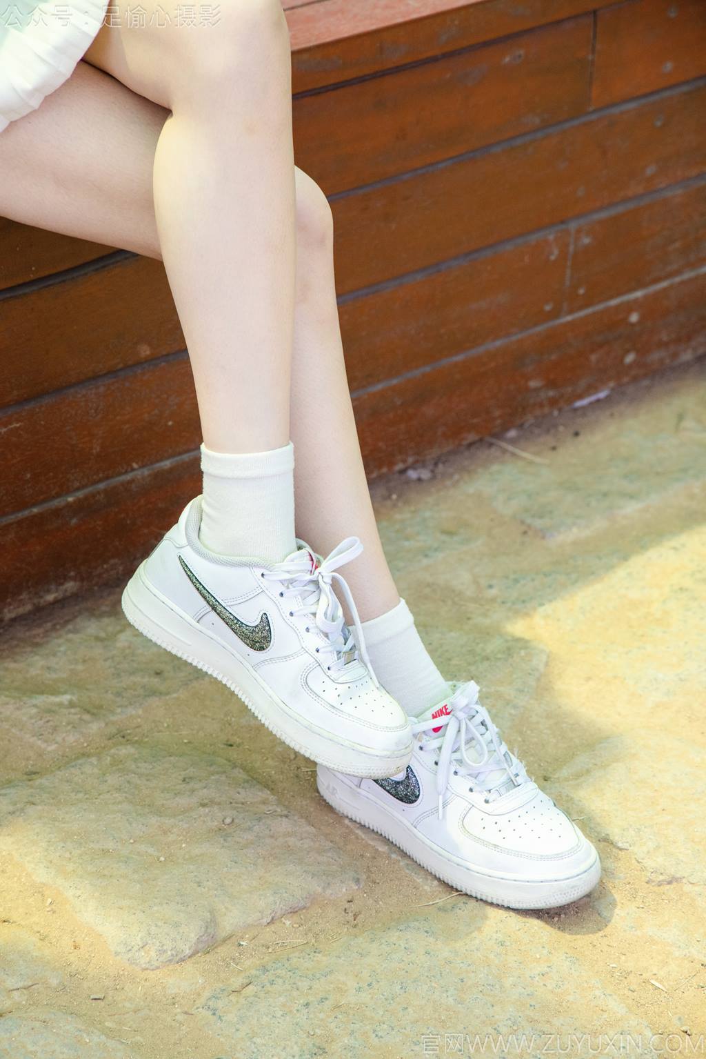 图片[17]-足愉心 NO.039 嘉怡（搭配：体操服、白色短裙、白色棉袜、运动鞋）[90P] – 速更版-美库