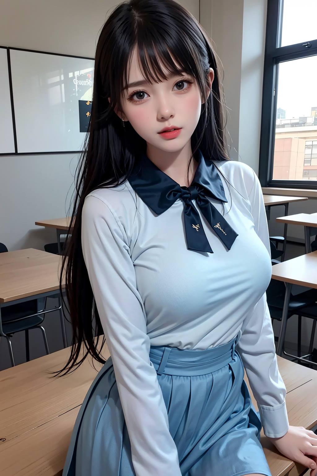 图片[10]-AI绘画 746 班花[28P] – 速更版-美库