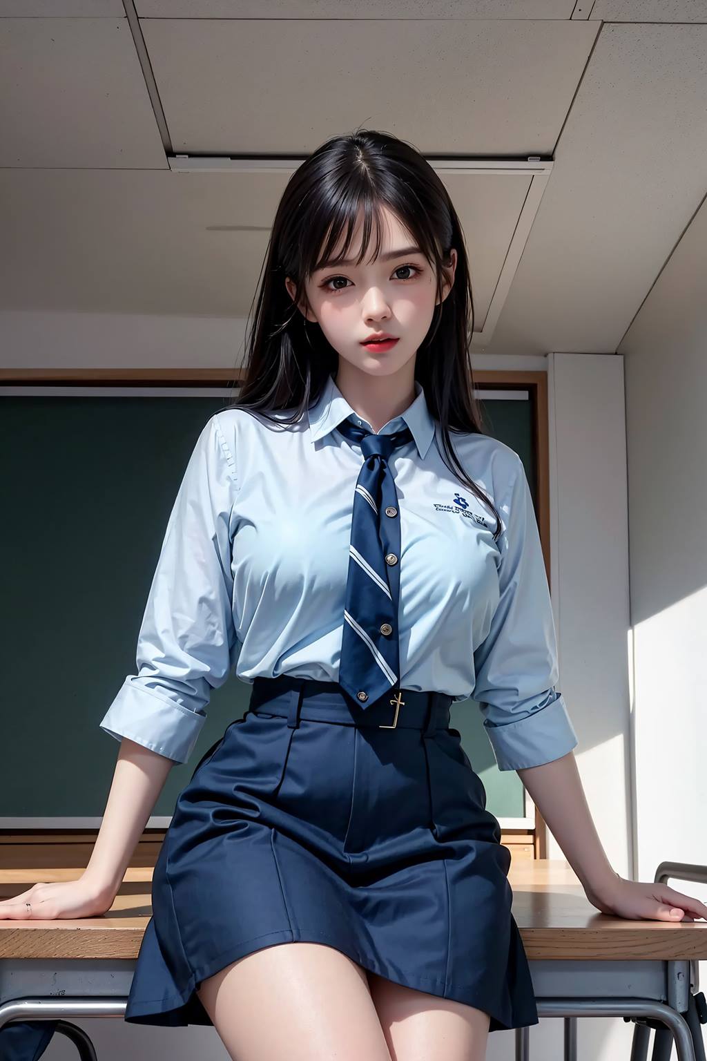 图片[12]-AI绘画 746 班花[28P] – 速更版-美库