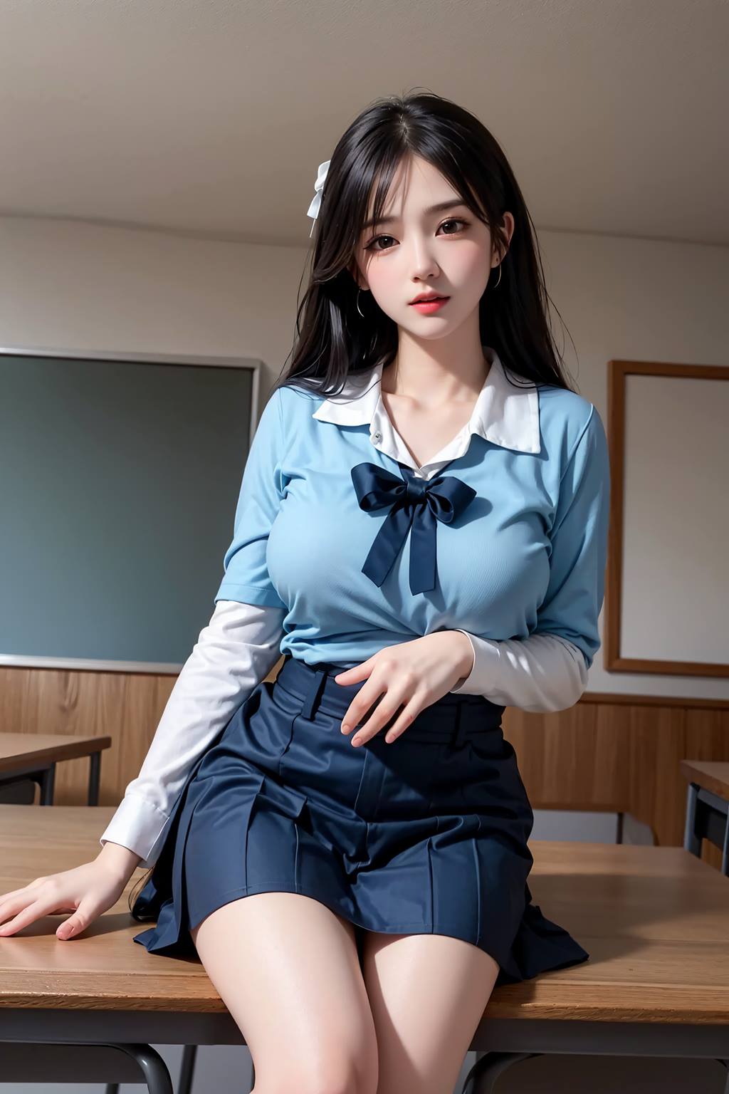 图片[13]-AI绘画 746 班花[28P] – 速更版-美库